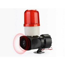 원격제어 경고등 안전 지게차 헤드라이트 경광등, 사운드 라이트 일체형 220V 전원켜짐사운드