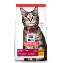 힐스 사이언스다이어트 어덜트 치킨 고양이 사료, 10개, 2kg