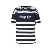 23SS [Online Limited]네이비 마린 스트라이프 반팔 티셔츠 HWTS3B934N3