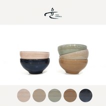 윤도자기 다인 국대접 국그릇 대접, 분홍