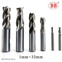 슬라이딩각도절단기 BB 엔드 밀 고정밀 HSS 금속 커터 Co8 코발트 D1-32mm 2 3 4 플루트 이빨 알루미늄 밀링 공구 키 인승 라우터 비트, [04] 4 Flutes-HSS, [45] 20mm-141L