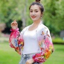 골프 팔토시 일체형 손토시 빅사이즈 쿨토시 손등 가리개 살색 입는 토시 여성 볼레로 41, 화이트 골드 나비