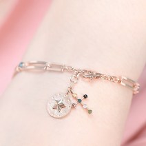 아미테라 14K 아델라이데 크로스 팔찌