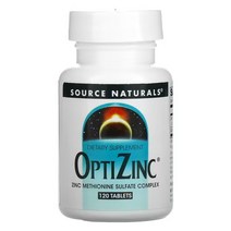 Source Naturals 소스내츄럴스 OptiZinc 120정 아연 Zinc 징크 옵티징크 Opti징크 시트르산구리 구연산동 copper citrate 실리카 silica
