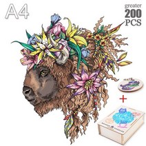 치매예방퍼즐 신비한 나무 퍼즐 고양이 앵무새 동물 키덜트 DIY 게임 직소, ZHIWU-24-A4