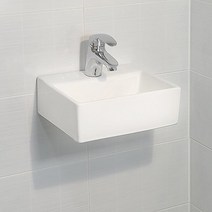 A-7 인테리어 미니세면기/ 수전 팝업트랩 별도구매 (클릭하여 선택), 인테리어미니세면기+매립고급수전+왕(멍)팝업+망치트랩