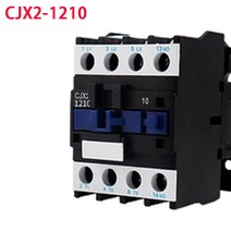 3상 모터 자기 접촉기 릴레이 12A P 극 1NO AC 24V 110V 220 볼트 380V 코일 CJX2-1210 35mm Din 레일 장착, 05 AC380V