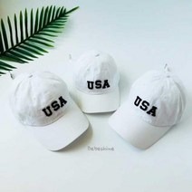 - 엄마 아들 커플 패밀리룩 USA 캡모자 볼캡