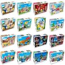 어린이 키즈 뽀로로 꼬마버스타요 포켓몬 100피스 아동 직소퍼즐, 타요 100 크리스마스