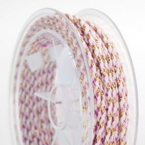 금사 은사 마크라메 실 재료 부자재 수제 다색 코튼 로프 금실 3 색 실 DIY 꼰 팔찌 짠 2mm, 11