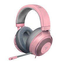 Razer 크라켄 게이밍 알루미늄 프레임 헤드셋 머큐리 화이트, 쿼츠 핑크