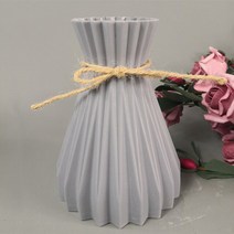 프리츠한센 이케바나 도자기 화병 항아리 꽃병 흰색 모조 세라믹 꽃 냄비 장식 홈 플라스틱 테이블, [03] 03