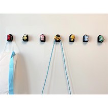 7종 마스크걸이 다용도고리 현관 차량 사무실 어린이집 정리 후크 센스있는 선물, 7종 캐릭터 세트