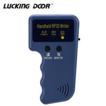핸드 헬드 125khz rfid 프로그래머 복사기 작가 리더 id 카드 cloner 문 액세스 제어 시스템에 대 한 키, 1개, 단일, writer and 5keys