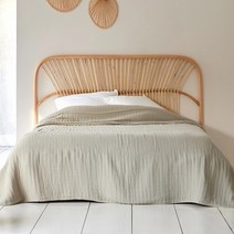라탄침대 헤드보드 감성 인테리어 프레임 가드 머리, A (폭 1.5m)