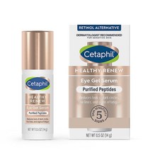 Cetaphil Healthy Renew 하이드레이팅 아이 젤 세럼 14.2g() 를 언더 아이크림 다크 서클과 링클 감소 레티놀 대체 펩타이드 용