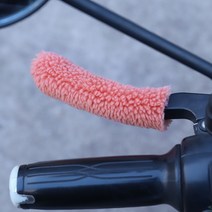 전동차커버 핸들커버 털 보온 스쿠터 손잡이 톨 배터리 페달 손보호 미끄럼방지 보호함 온돌겨울 2855691011, 연두색