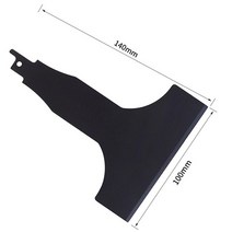 길이 140mm HCS 왕복 톱날 세이버 삽 전기 청소 삽 제거 타일 그라운드 진흙 청소 벽 퍼티 도구, 100mm