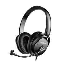 TAKSTAR TS-451M USB 헤드셋 마이크 포함 탁스타 유선 헤드폰 온라인 채팅 게임 게이밍 PC 스마트폰 씨타입