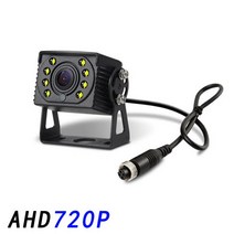 화물차후방카메라 무선후방카메라 AHD 720/1080P 주차 백업 카메라 4 핀 자동차 후면보기 트럭 차량 버스, 01 720P Camera
