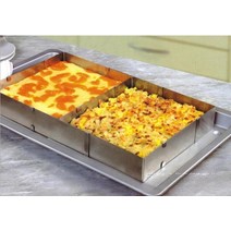 오란다틀 1+1 스테인리스 스틸 케익 대형 사각 전문가 상업용 베이킹, 단일사이즈