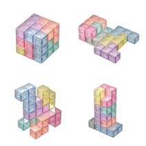 홈앤블리 자석 소마큐브 퍼즐 놀이 수모형 연결큐브