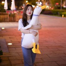 애착인형 홈 장식 봉제 패션 귀여운 코튼 거위 박제 감 동물 동반 인 생일 선물, 03 100cm, 02 YELLOW