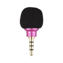 andoer ey-610a 핸드폰 스마트폰 휴대용 미니 무지향성 마이크 마이크 for iphone 5 6 samsung huawei, 빨간색
