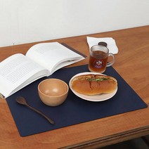 무무 테이블매트 가죽 식탁매트 사각, 아이보리, 에이스쿠팡 본상품선택