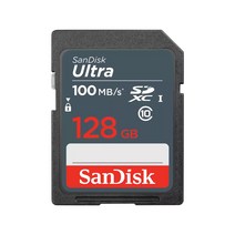 샌디스크 울트라 100MB/s SD카드 SDSDUNR-128G-GN3IN, 128GB