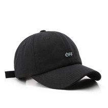 리카 OFF 레터링 자수 볼캡 모자