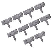 개비온 담장 철망 옹벽 정원 테두리 테두리 10pcs pp 정원 울타리 테두리 홈 정원