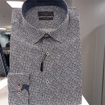 란체티 란체티 NC14 전판 프린트 카라배색LSF2524NA 슬림핏 (7484981)