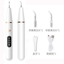강아지 고양이 노령견 치석제거기 셀프 스케일링 애견 플라그 스케일러 초음파 전동, 단품