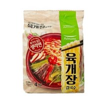 풀무원 생면식감 육개장 칼국수 4입, 4개