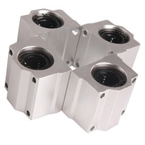 CNC 4 PC를 SC20UU의 20mm 알루미늄 선형 모션 볼 베어링 슬라이드 부싱, 보여진 바와 같이, 하나