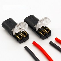 커넥터 전선 와이어 전기 케이블 연결 10pcs 2p 스프링 용접 없음 나사 없음 빠른 클램프 터미널 블록 2 웨이 led 스트립에 쉽게 적합