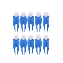 골프연습 도구페어웨이 코트 골프 공 점수 마커 위치 퍼팅 그린 훈련 보조 플라스틱과 10 개/몫 디벗 도구, 05 Blue