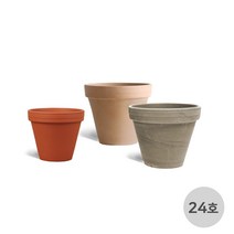 마이플랜트 테라코타 독일 토분 표준형 ( 받침세트 ) 빈티지 화분, 앤티크