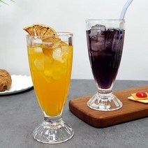 홈카페 인기만점 이쁜 유리컵세트 카페컵, 4개, 링클 글라스 360ml