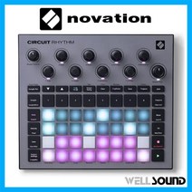 Novation Circuit Rhythm 노베이션 서킷 리듬 미디 장비 그루브 박스 홈레코딩 스튜디오 프로듀싱 시퀀스 디제이 샘플러 비트메이킹 미디 컨트롤러 미니 런치패드