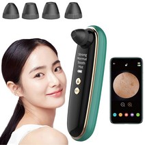 jmhme피지흡입기 피지제거기 확대경 온열케어 모공관리 USB충전식 휴대용 머리띠 증정 선물, JMHME-HTY284-민트 그린