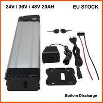 전동킥보드배터리 1000W 36 V 48 20AH 리튬 실버 물고기 Ebike Batterie Akku 10S 500W 24 10AH 15AH 전기 자전거 18650 이온 배터리, 36V 15AH 15A BMS, 한개옵션1
