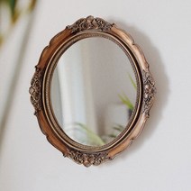 원형 골드 엔틱 벽거울 빈티지 거울 북유럽 인테리어 장식 소품