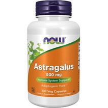 NOW Foods 나우푸드 아스트라갈루스 자운영 500mg 100정, 1개