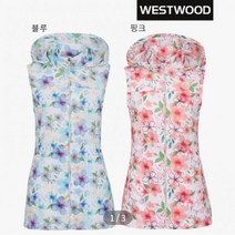 웨스트우드 여성 여름 플라워 프린트 조끼_WL2WTVT632