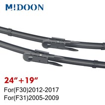 BMW 3 시리즈용 MIDOON 와이퍼 블레이드 E36 E46 E90 E91 E92 E93 F30 F31 F34 316i 318i 320i 323i 325i 328i 330i 33, [02] Left Dand Drive, [07] forF30 312012-