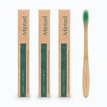 [민티드] 대나무 칫솔 4개, 1개