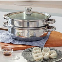 마이룸 스테인레스 찜기 2단 인덕션 가능 찜기, 1개