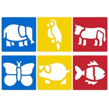 KA미술재료 Diome동물농장 스텐실도안